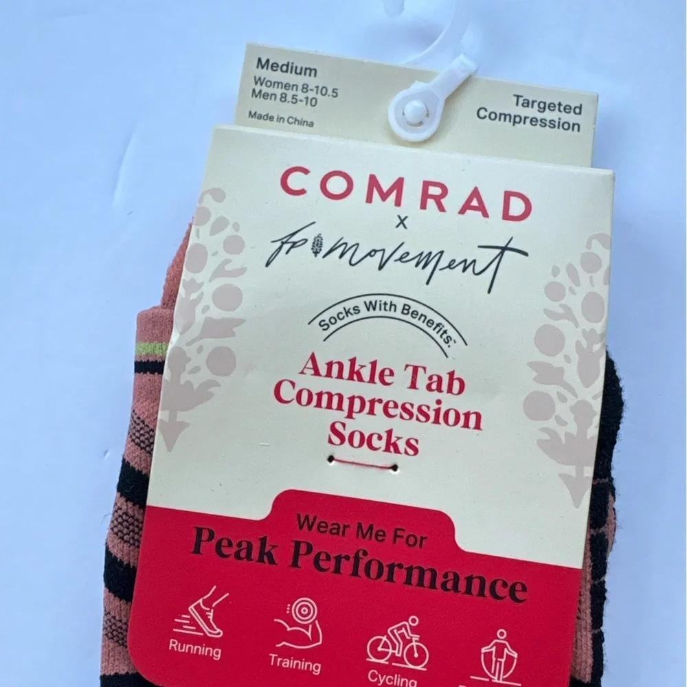 NWT Free People FP Movement x Comrad Ankle Tab Socks Size Medium
